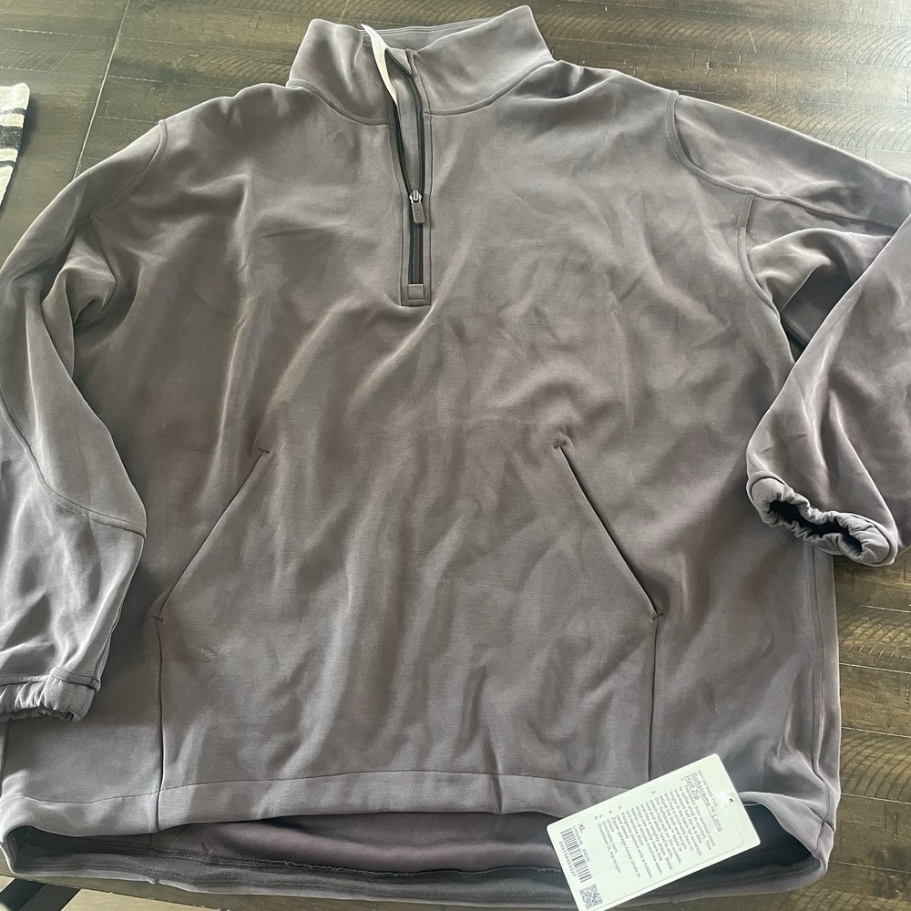 Lululemon Softstreme Half-Zip Long, NWT Sequoia, XL